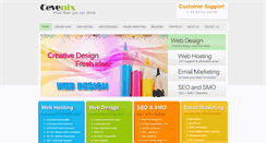 Desktop Screenshot of cevenix.com